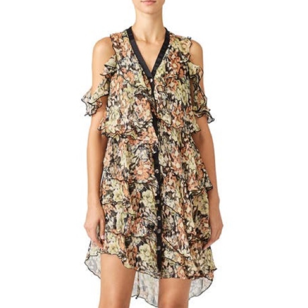 The Kooples Ruffle Floral Dress